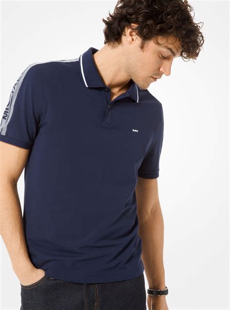 blue polo shirts Michael Kors